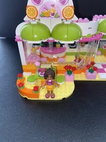 -Lego 41035 Friends Heartlake Juice Bar Andrea Complete With Instruction Manual