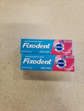 2 pk Fixodent Complete Original Denture Adhesive Cream, 0.75 oz