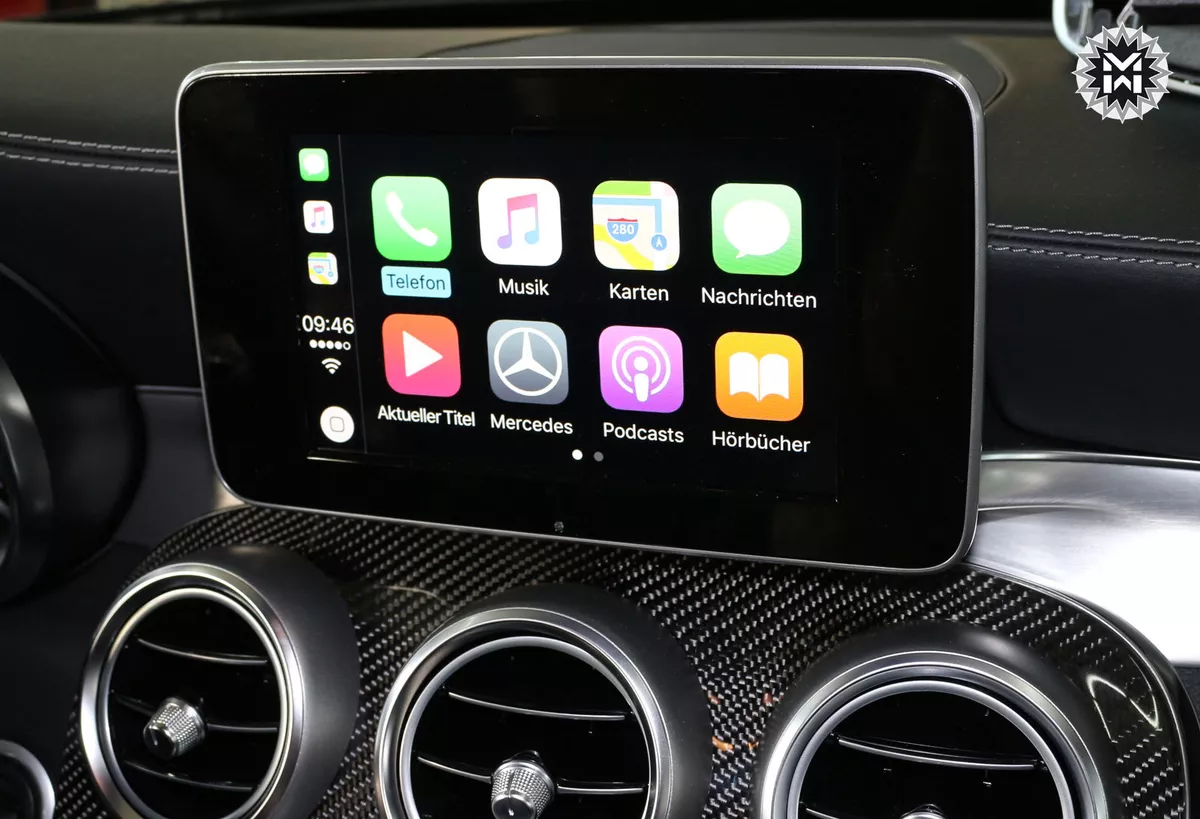 Mercedes Nachrüstung Apple Carplay C-Klasse T-Modell S205 Android Auto W205