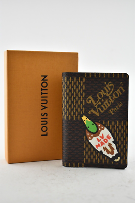 【訳あり】 ルイ・ヴィトン LOUIS VUITTON NIGO【A62538】 Louis Vuitton x Nigo Limited Edition Giant Damier Monogram Canvas