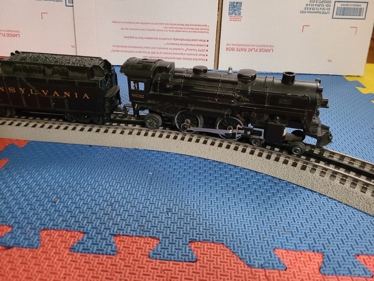 Lionel 8632 4-4-2 Pennsylvania Flyer PRR Locomotive & Whistle