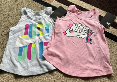 Nike Lot Of  2 Tank Tops Toddler Girl Size 2T NWT