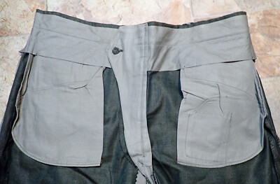 True Vintage 1950s 60s GREEN Pants SHARKSKIN Slacks TROUSERS 34x28