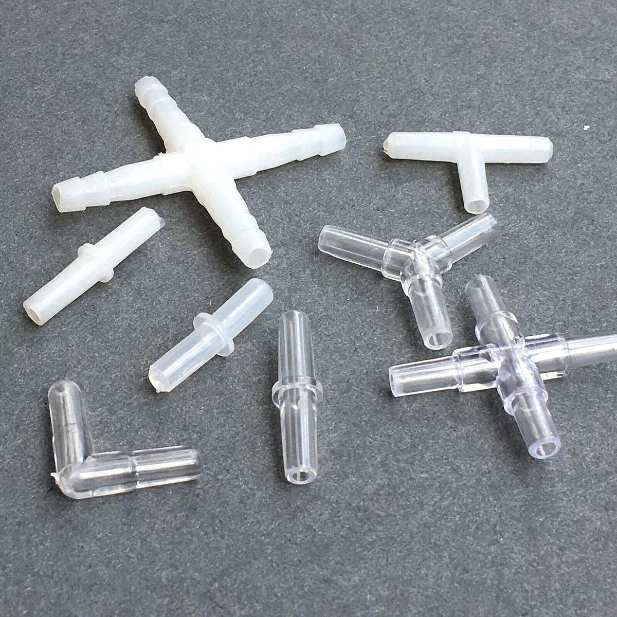 4mm Hose Tube Connectors Adapters For Aquarium Fish Tank Air Pump Air Stone