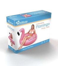 GoFloats Flamingo Pool Float Party Tube - Inflatable Rafts, Adults Kids New
