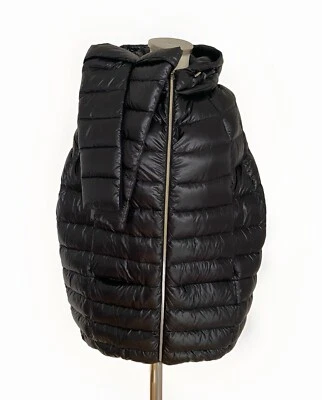 Herno Cape Jacke Jacket Kapuze Ärmel Daunen Schwarz IT40/ D36 - Bild 1 von 4