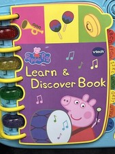 VTech Peppa Pig Learn  Discover Book Educational Teaching Tool Letters 2019 Toy