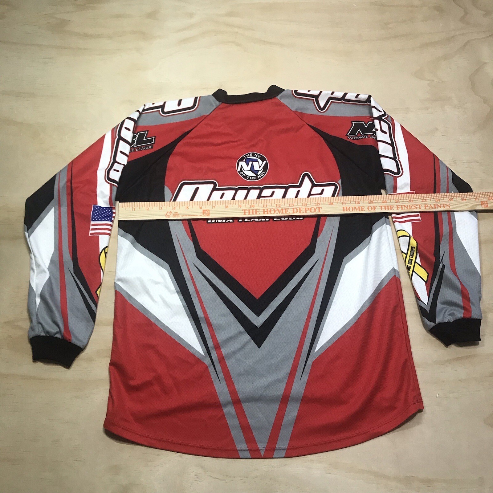 Hot Shoppe Designs BMX Cycling Jersey Mens Size Small Nevada 2005