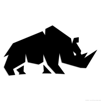 #ad #ad Rhino Rhinoceros Decal Sticker Multiple Colors amp; Sizes ebn6613 $16.50