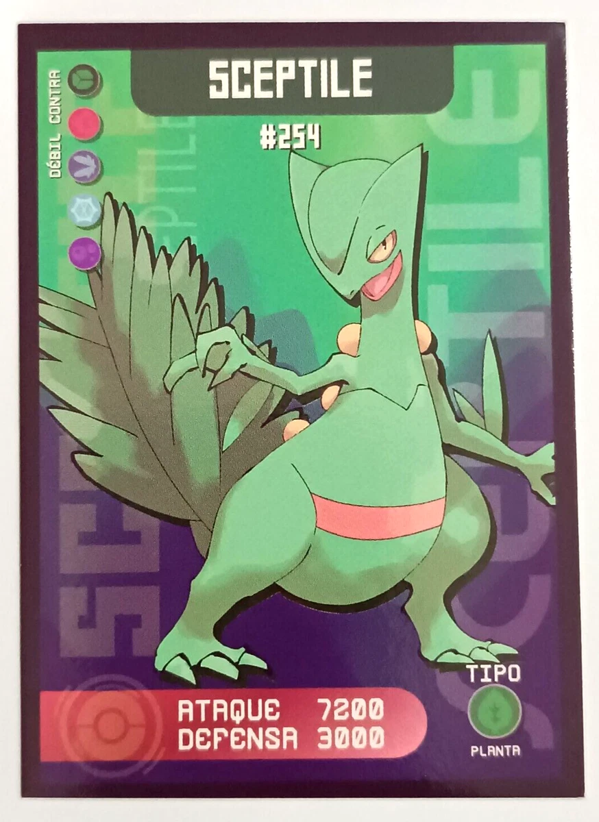 Sceptile - #254 -  Pokédex