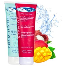 TRISWIM Chlorine Removal Hair Care Bundle 250+250 ml After Swim Shampoo and