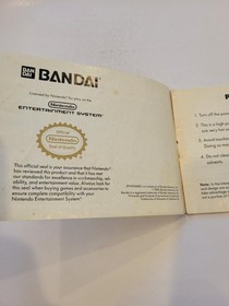 Nintendo NES Video Game Instruction Manual Dynowarz