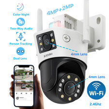 ZOSI C298 WIFI Camera Outdoor PTZ Smart Security Wireless CCTV Camera Dual Lens