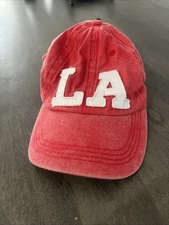 Robin Ruth LA Red Cap with Adjustment Strap One Size