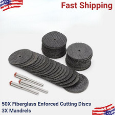 50x Fiberglass Reinforced Dremel Cut Off 1/8 ...