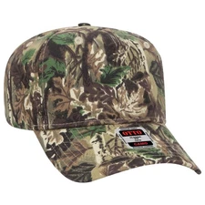 OTTO CAP 120-838 Unisex Camouflage 5 Panel Mid Profile Style Hat