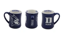 Duke Blue Devils Ceramic Relief (3D) Coffee Mug  One Mug Included - 16oz