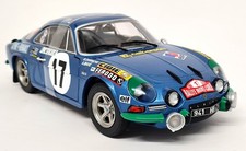 Solido 1/18 Alpine A110 1600S Monte Carlo Rally 1972 #17 Diecast Scale model car