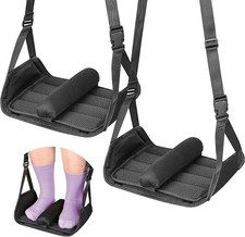 Babenest 2pcs Airplane Foot Hammock, Foldable Leg Rest Support