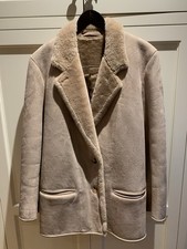 Vintage Sawyer Of Napa Shearling Coat Size 8