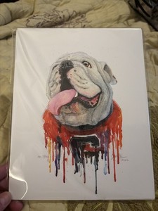 GEORGIA BULLDOGS FOOTBALL NATIONAL CHAMPIONSHIP Numbered Print by Jess Milner