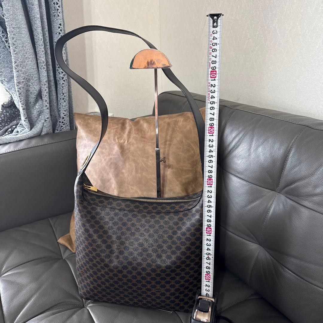 Brown Dot Pattern Shoulder Bag - image 4