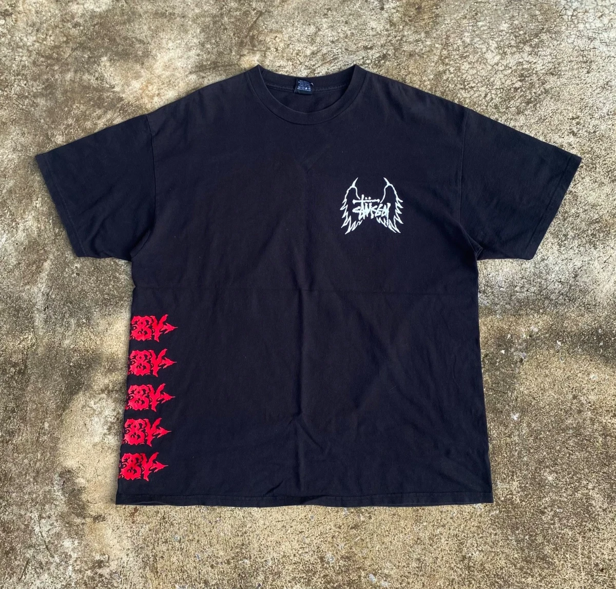 90s Stussy Digital Skull L/S Tee XL USA製 Black Size XL Stussy Shirts for Men for sale | eBay