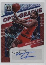 2021 Panini Donruss Optic Opti-Graphs Choice Prizm Maurice Cheeks Auto HOF 14t3