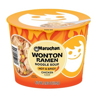 Maruchan Wonton Noodle Soup Pack of 6 Easy Prep Comforting Meal 3.93 oz