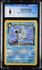 Pokémon Dark Blastoise (2000) Team Rocket Unlimited - 20/82 CGC 9