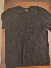 H And M Womens Black Sweater Mohair Size M