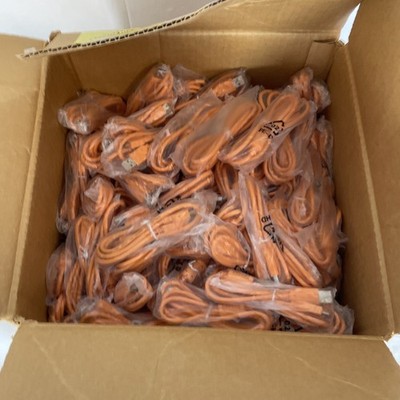 New Orange Mini USB Cables 1FT USB 2.0 A to Mini B Data Charging | Lot of 188
