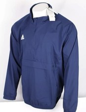 NWT $70 Men?s XL Adidas Stadium 1/4 Zip Woven Long Sleeve Navy HB6773