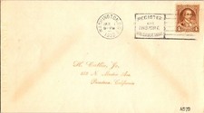 George Washington Bicentennial 4 Cent Stamp Scott 709 First Day Cover FDC 1932