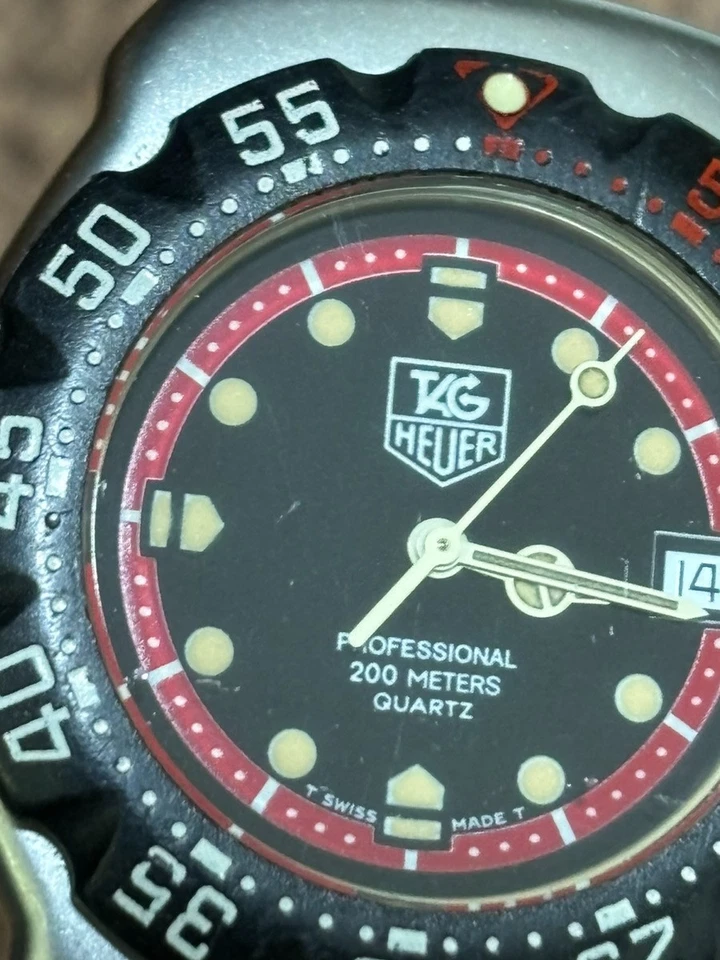 Reloj Hombre Vintage [EXC+++++] TAG Heuer Formula 1 WA1214 Negro 34mm Cuarzo JAPÓN Foto 3 de 4