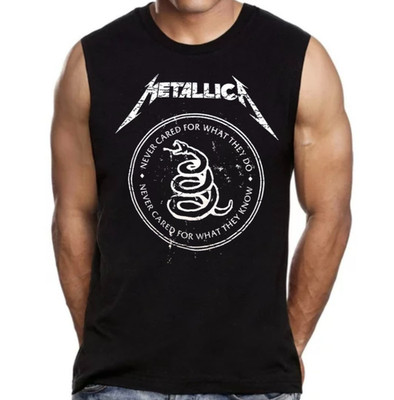 Metallica 'NEM' Heavy Metal Band Men's Muscle Shirts (Multiple Variations)