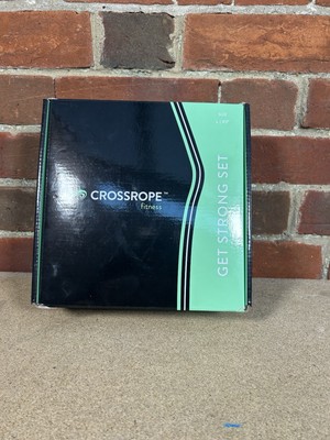 Crossrope Get Strong Set - Gewichtetes Springseil - 1 Pfund und 2 Pfund Seile Größe L 9 Fuß