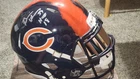 Brian URLACHER Autographed Full Sized Ripped Hemet "Hof 18" WITH VISOR