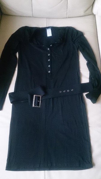 Women Patrizia Pepe Dress Black Knit M