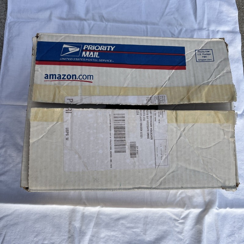 Vintage 90s / Early 2000s Amazon Priority Mail Prepaid Box Collector Memorabilia