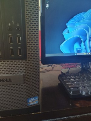 Dell Optilex 790 Intel I5 2500 8GB RAM 250gb SSD With Ativa Monitor Full Setup