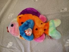 VINTAGE 1999 ORIGINAL TY BEANIE BUDDY 13" LIPS THE FISH PRISTINE RETIRED MINT!