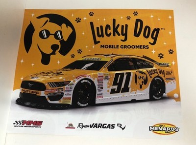 Nascar ARCA Menards Driver Ryan Vargas Lucky Dog 2026 Postcard