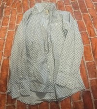 Wrangler Boys Western Cowboy Button Up Shirt Sz Large