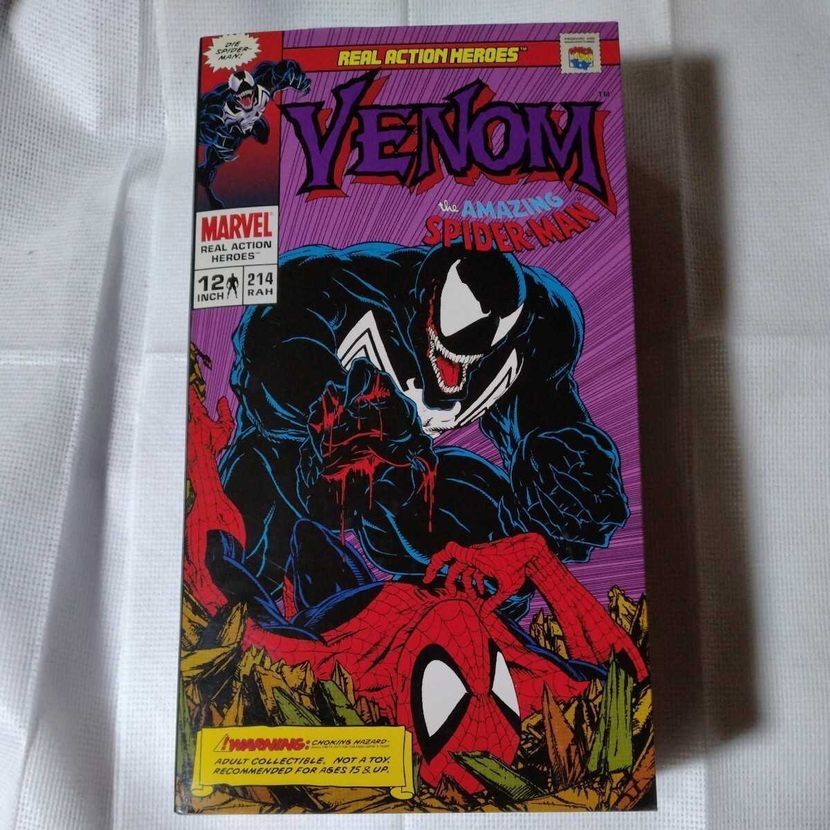 アメコミ MARVEL REAL ACTION HEROES VENOM New Medicom RAH Real Action Hero Venom Figure Comic Ver 1/6