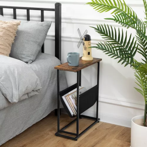 HOOBRO Klappbar Tablett Tisch Beistelltisch Klapptisch TV Tray Couchtisch - Bild 12 von 17