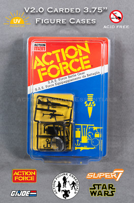 Action Figur Hülle für kartonierte Figuren 9x6 UV Schutz Display x2