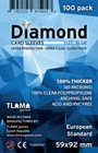 Card sleeves Diamond Blue: European Standard (59x92 mm)
