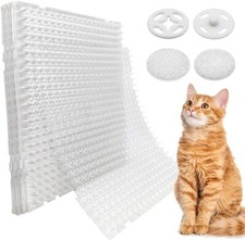 10 Pack Scat Mat for Cats - 16 X 13 Inch Cat Spike Mat with 1 Inch Spike Is a Pe