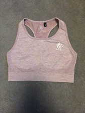 Gym King Cropped Vest Sports Bra 8-10